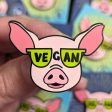 Vegan Sunglasses  Cool Pig Enamel Pin Cheap