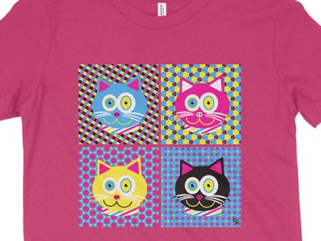 CMYKat - 2x2  Kids Youth Cat T-Shirt Online now