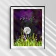 Make a wish  - Cow with Dandelion Art Print For Discount