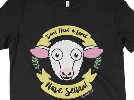 Don t Have a Lamb, Have Seitan!  Vegan Kids Youth T-Shirt For Sale