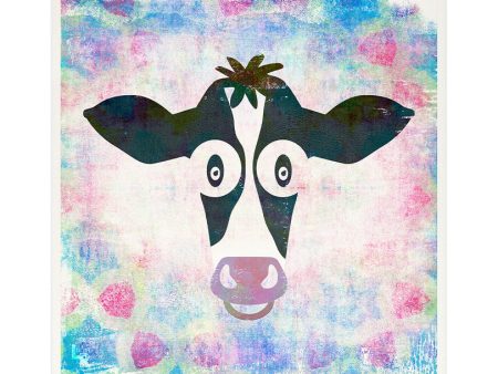 Cow Face Print  Art Print Hot on Sale