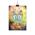 Intellecat  Funky Cat Art Print Sale