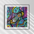 Space Rocket Friend  - Funky Art Print Supply