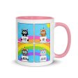 Cats are Meowgical  Coffee Mug with Color Accents For Discount