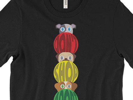 Don t Shop, Adopt  Traffic Light with Dogs Unisex T-Shirt Online Sale