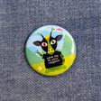 Take Me to Your Vegans  1.5” Round Pinback Button Online Sale