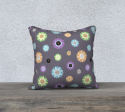 Purrrfect Flowers  Cat Premium Throw Pillow Cover Online now