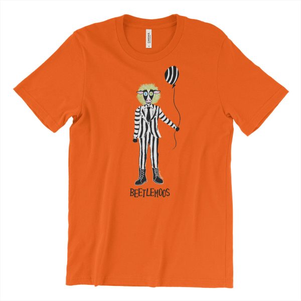 Beetlemoos  Halloween Cow Orange Unisex T-Shirt Sale