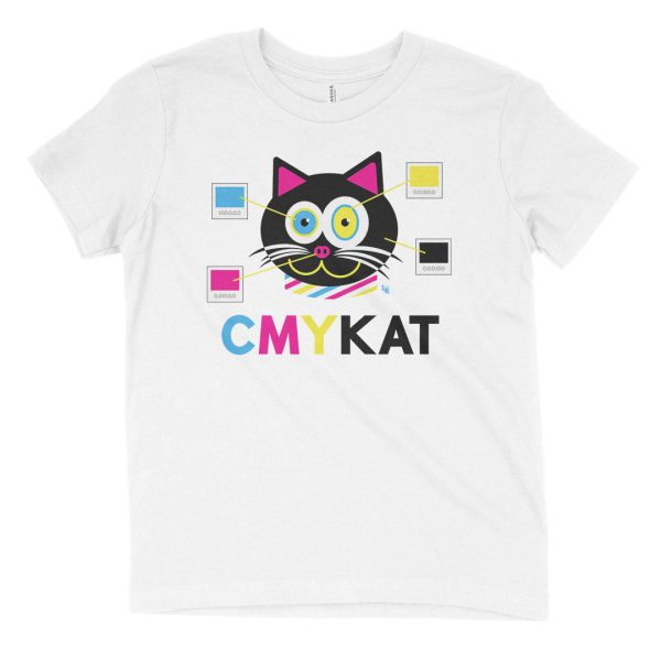 CMYKat  Kids Youth Cat T-Shirt Fashion