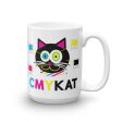 CMYKat  Large Cat Coffee Mug Supply