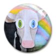 Vegan for the Animals  Special Collection 1.25” Round Pinback Button 4 Pack on Sale