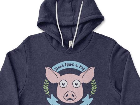 Don t Have a Pig, Have Jackfruit!  Unisex Lightweight Fleece Vegan Hoodie Sweatshirt Sale