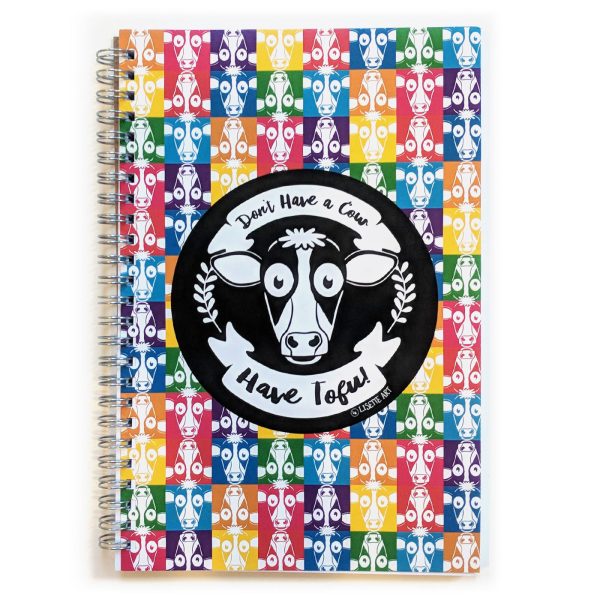 Don t Have a Cow, Have Tofu!  Spiral Notebook Vegan Journal For Discount