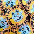 We All Go a Little Nuts Sometimes  Large Round Monster Squirrel Halloween Pinback Button Discount