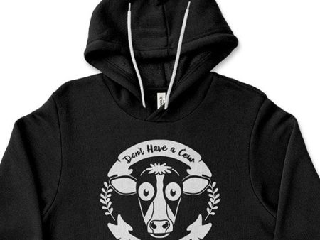 Don t Have a Cow, Have Tofu!  Unisex Lightweight Fleece Vegan Hoodie Sweatshirt For Discount