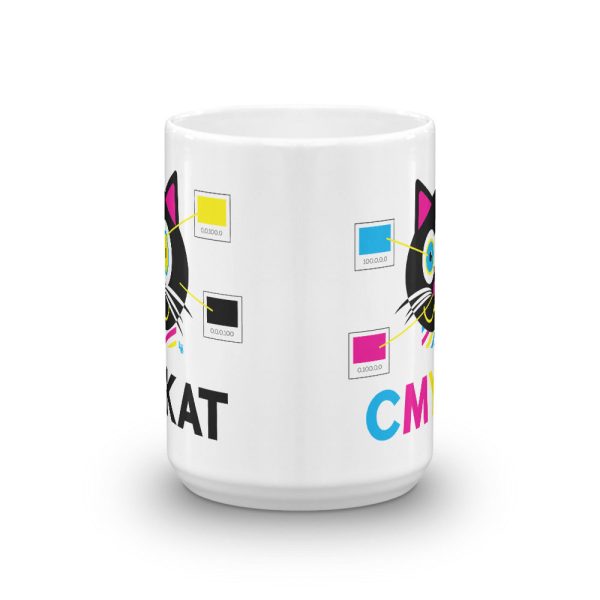 CMYKat  Large Cat Coffee Mug Supply