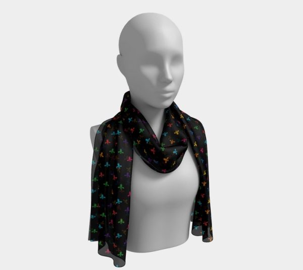 Don t Have a Cow, Have Tofu!  (multi-color minis print) Vegan Scarf Online Sale