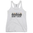 Adopt, Don t Shop.  Tri-blend Racerback Cats & Dogs Tank Supply