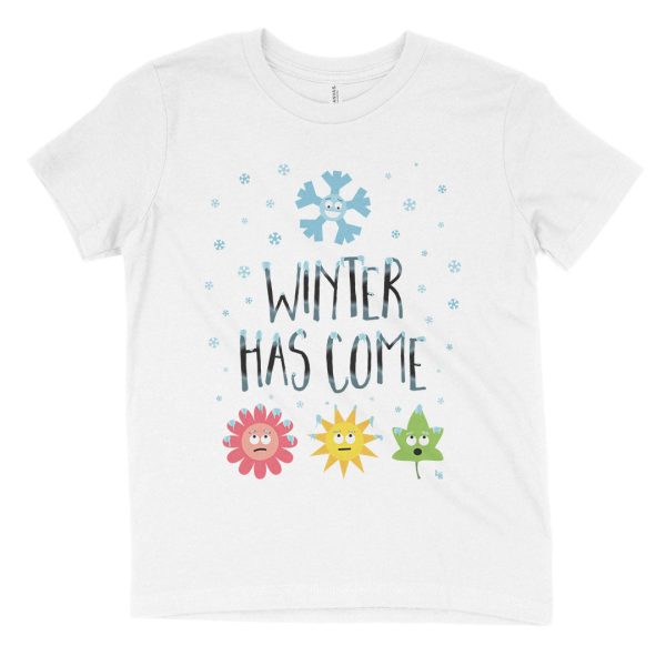 Winter Has Come  Kids Youth T-Shirt Fashion