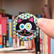 CMYKat  1.5” Round Pinback Cat Button Supply