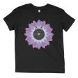 Purrrfect Flower  Kids Youth Cat T-Shirt Cheap