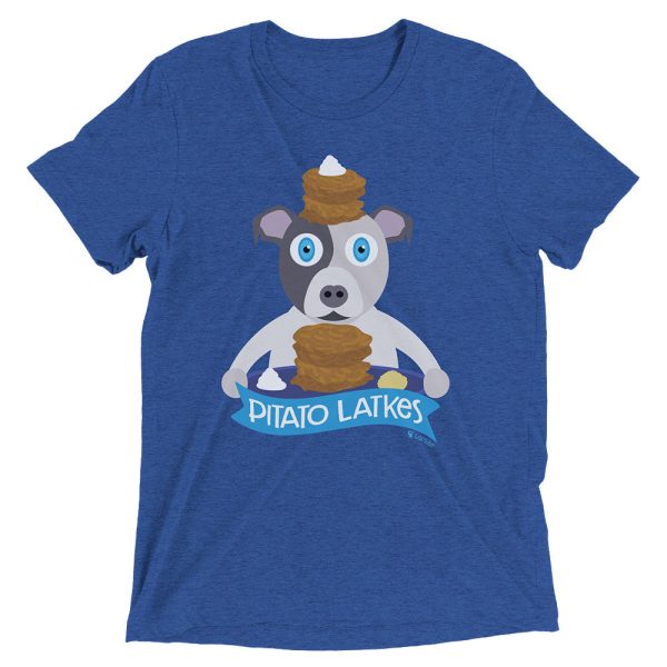 Pitato Latkes  Hanukkah Unisex Tri-blend T-Shirt Hot on Sale