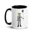 Beetlemoos  Large Funky Cow Coffee Mug with Color Accents Fashion