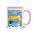 Cows are Mooogical  Coffee Mug with Color Accents Hot on Sale