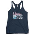 Vegan for Everybunny!  Tri-blend Racerback Bunny Rabbit Tank Discount