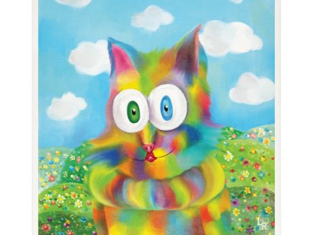 Jester Cat  Whimsical Art Print For Discount