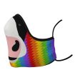 Electric Rainbow - Cow Nose Premium Face Mask Online Sale