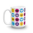 I 💜 Love 💜 Cats  Large Coffee Mug Online Sale