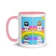 Cats are Meowgical  Coffee Mug with Color Accents For Discount