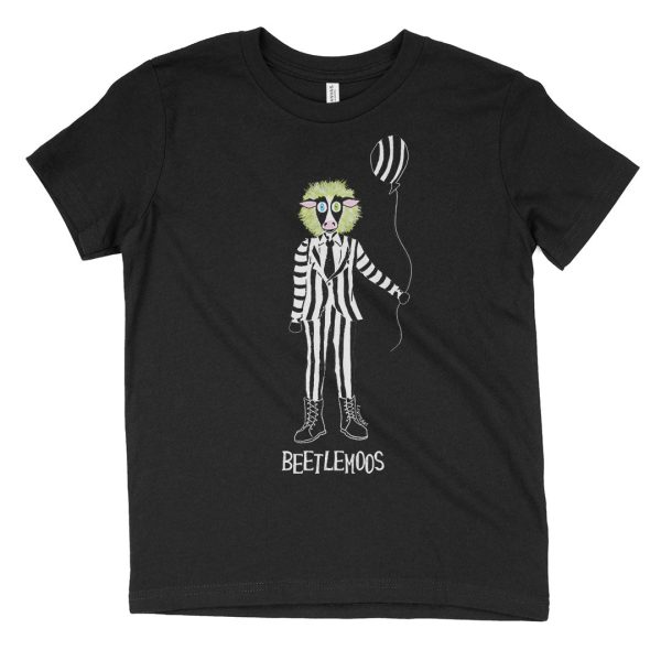 Beetlemoos  Halloween Cow Youth T-Shirt Online now