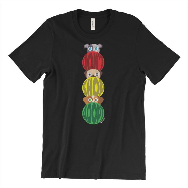 Don t Shop, Adopt  Traffic Light with Dogs Unisex T-Shirt Online Sale