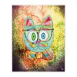 Intellecat  Funky Cat Art Print Sale