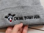 Drink Plant Milk  Cuffed Beanie Vegan Cow Hat For Sale