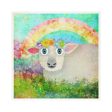 Sheep in Grass with Flower Crown  - Art Print Online Sale