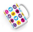 I 💜 Love 💜 Cats  Large Coffee Mug Online Sale