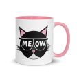 MEOW  Sunglasses Cat Coffee Mug with Color Accents For Discount