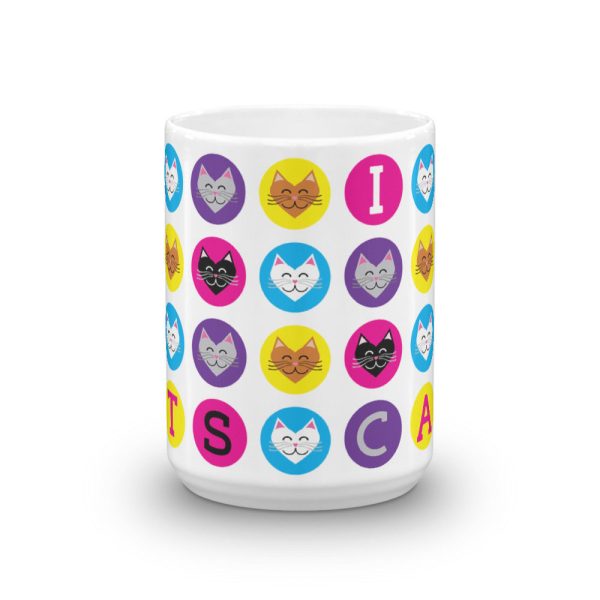 I 💜 Love 💜 Cats  Large Coffee Mug Online Sale