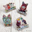 Proud Cat Lady  Printed Wood Pin Online Hot Sale