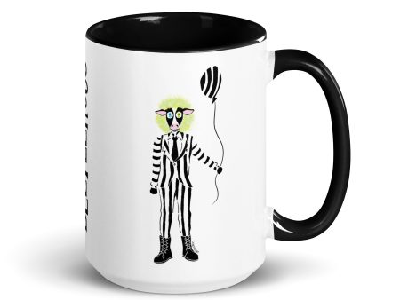 Beetlemoos  Large Funky Cow Coffee Mug with Color Accents Fashion