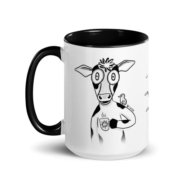 COWfee  Coffee & Cows Large Mug with Color Accents Sale