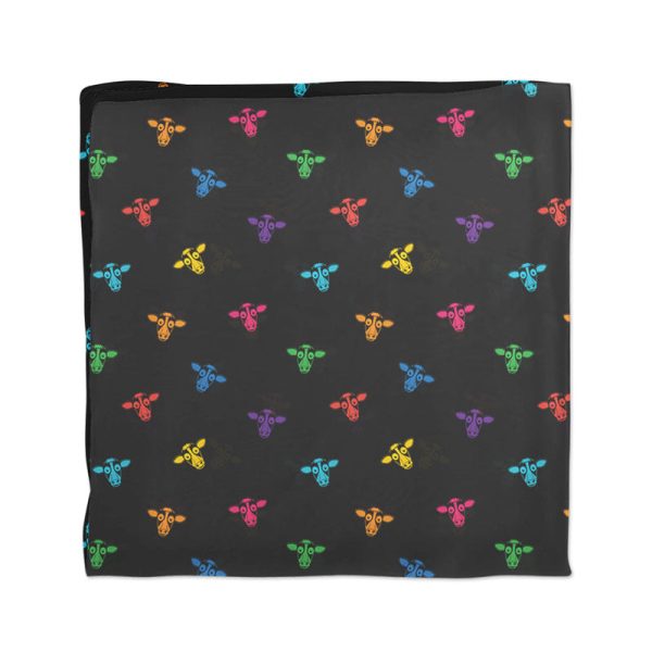 Don t Have a Cow, Have Tofu!  (multi-color minis print) Vegan Scarf Online Sale