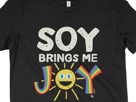 Soy Brings Me Joy  Vegan Kids Youth T-Shirt Discount