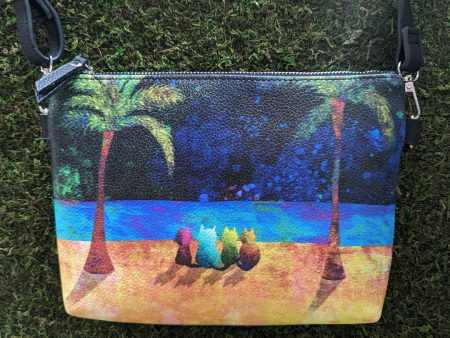 Kitties in Hawaii - Vegan Leather Bag Online now