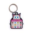 Everyday is Caturday  Printed Recycled Acrylic Cat Keychain Cheap