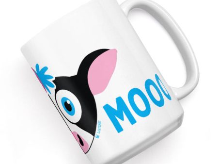 Meow Mooo  Large Coffee Cat and Cow Mug Online