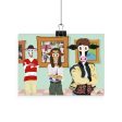 Ferris MOOler s Day Off  Movie Parody Cow Art Print Online Hot Sale